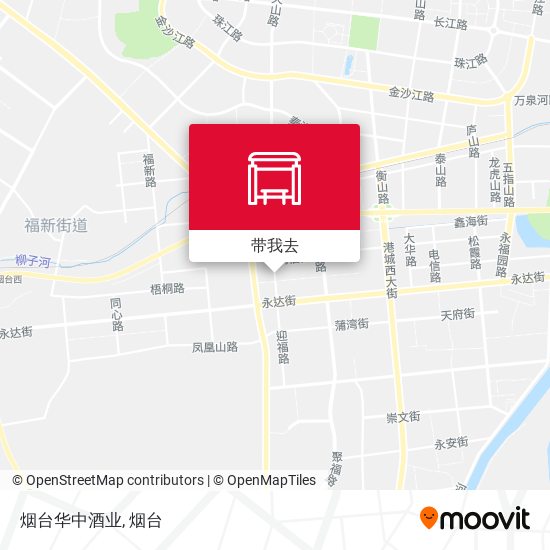 烟台华中酒业地图
