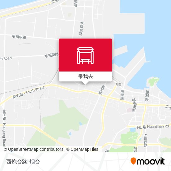 西炮台路地图