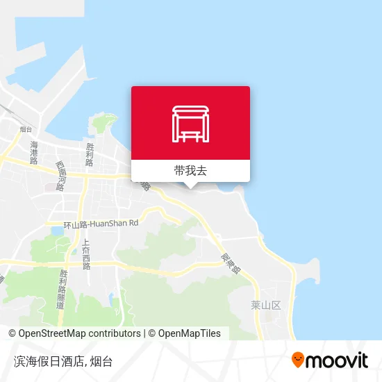 滨海假日酒店地图