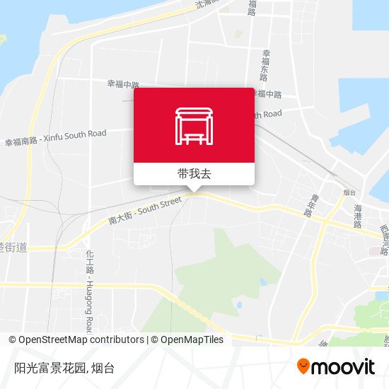 阳光富景花园地图