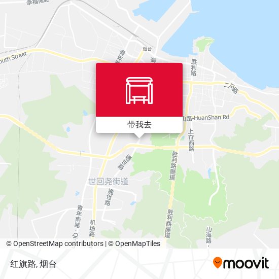 红旗路地图