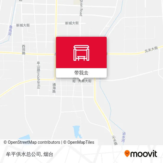 牟平供水总公司地图