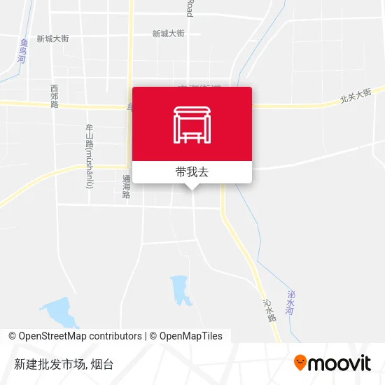 新建批发市场地图
