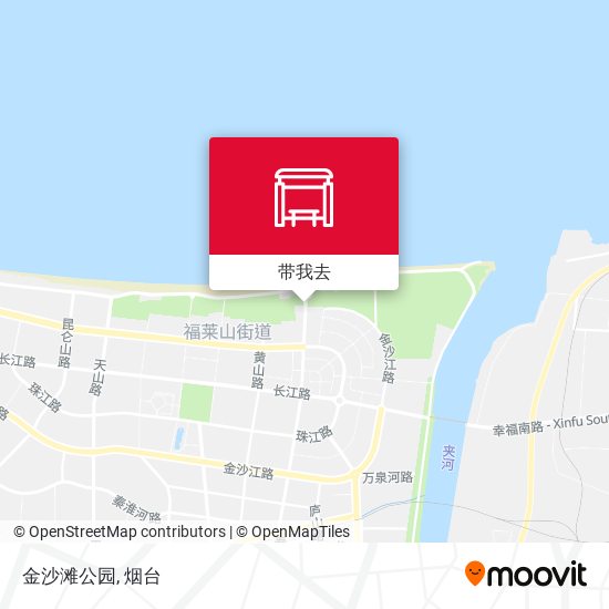 金沙滩公园地图