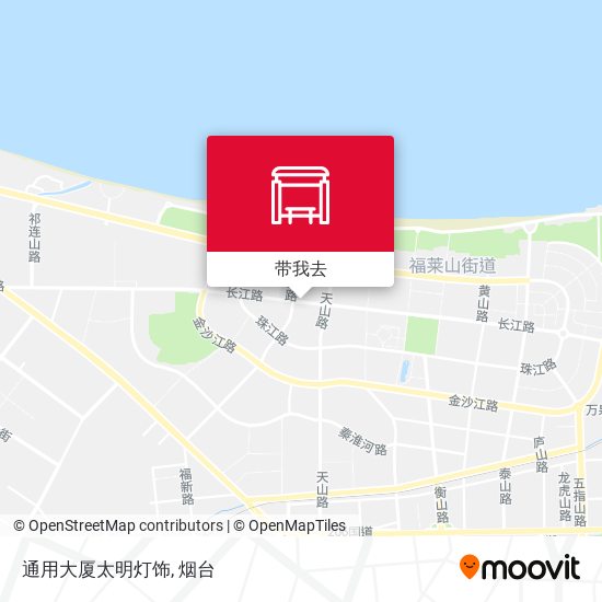 通用大厦太明灯饰地图