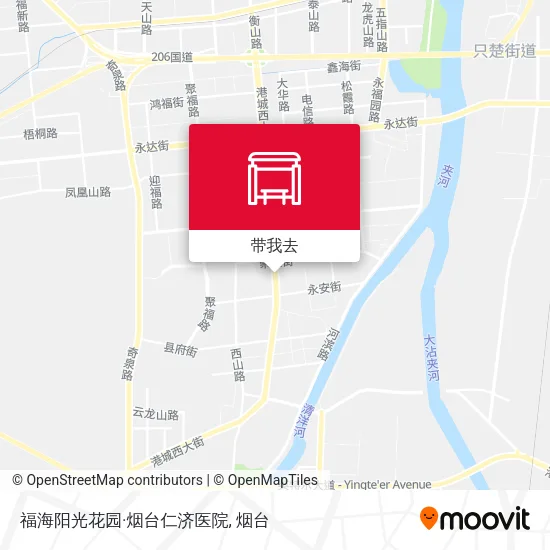 福海阳光花园·烟台仁济医院地图