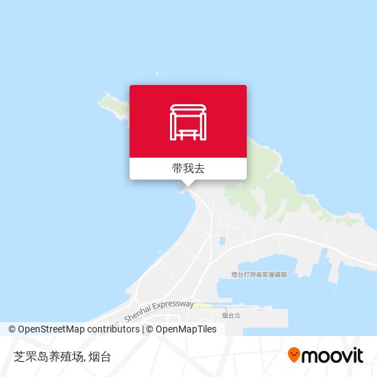 芝罘岛养殖场地图