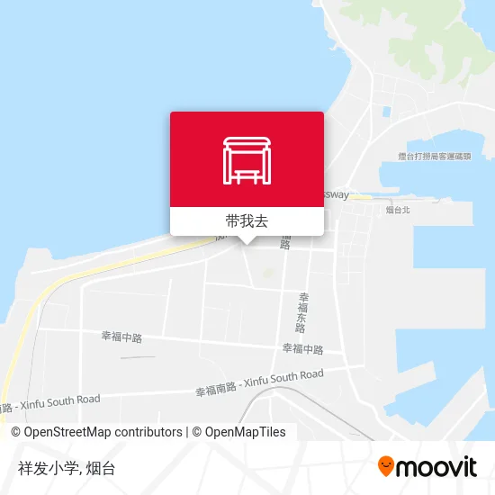 祥发小学地图