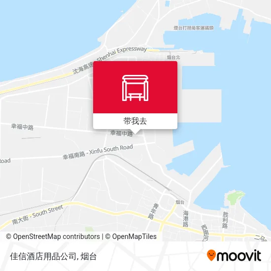 佳信酒店用品公司地图
