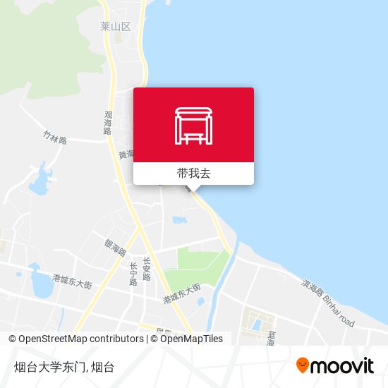 烟台大学东门地图
