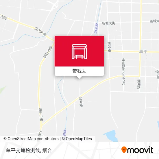 牟平交通检测线地图