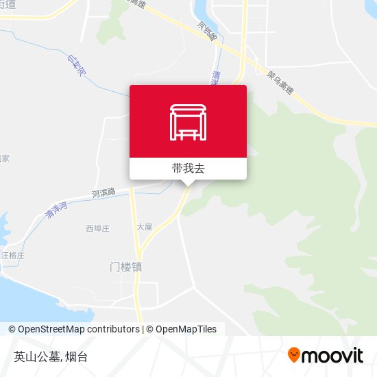 英山公墓地图