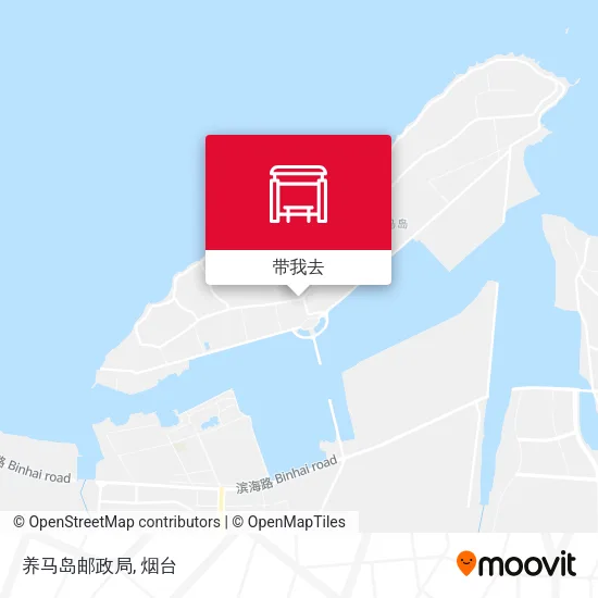 养马岛邮政局地图
