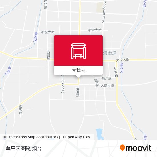 牟平区医院地图