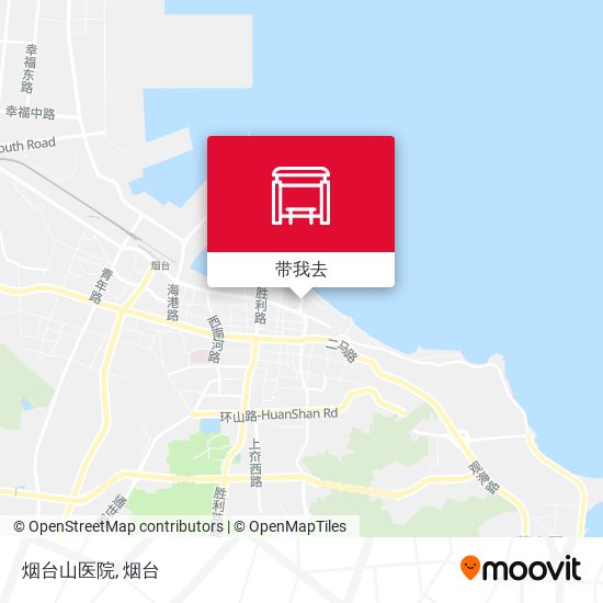 烟台山医院地图