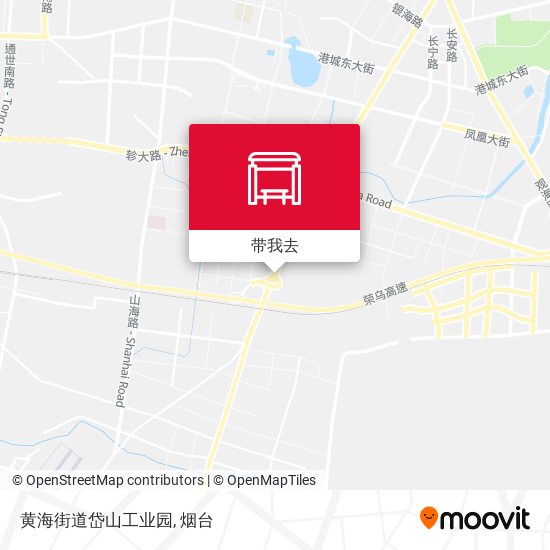黄海街道岱山工业园地图