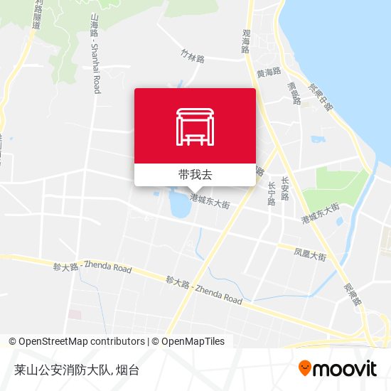莱山公安消防大队地图