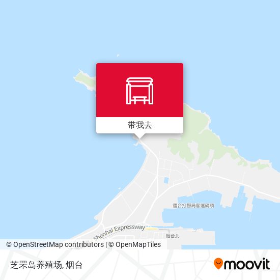 芝罘岛养殖场地图