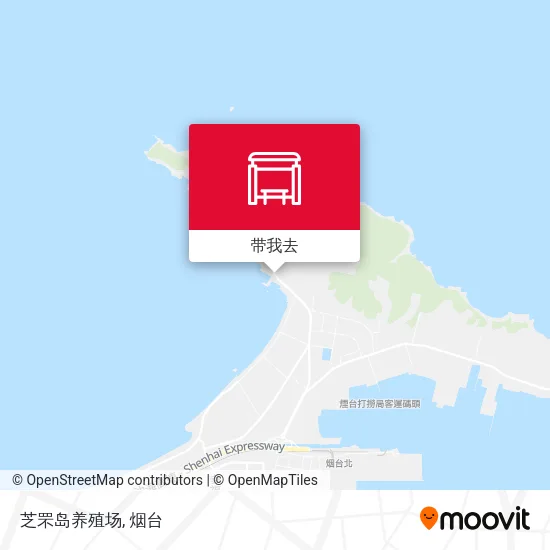 芝罘岛养殖场地图