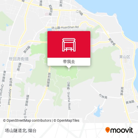 塔山隧道北地图