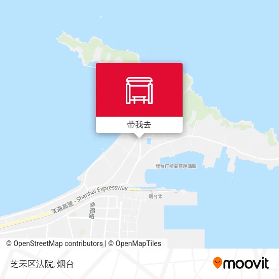 芝罘区法院地图