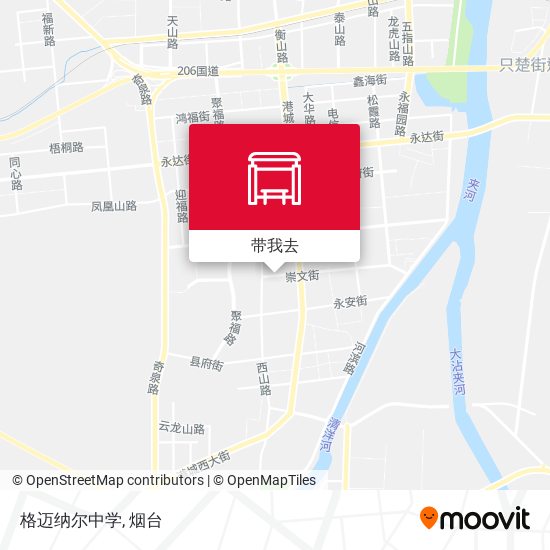 格迈纳尔中学地图