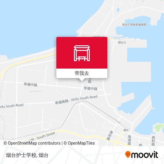 烟台护士学校地图