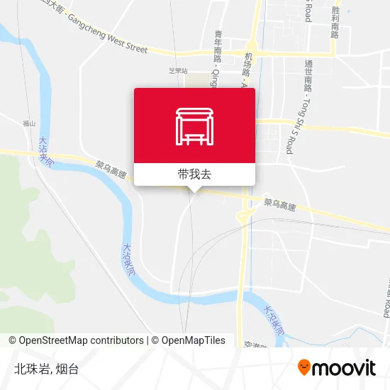 北珠岩地图