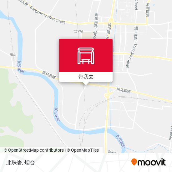 北珠岩地图