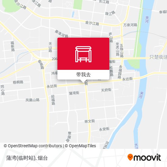 蒲湾(临时站)地图