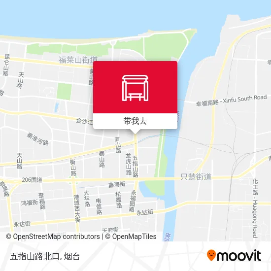 五指山路北口地图