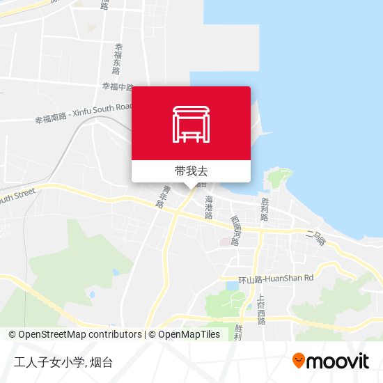 工人子女小学地图