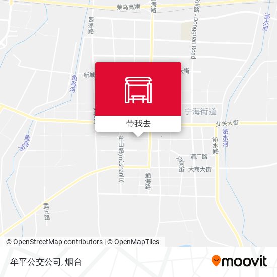 牟平公交公司地图