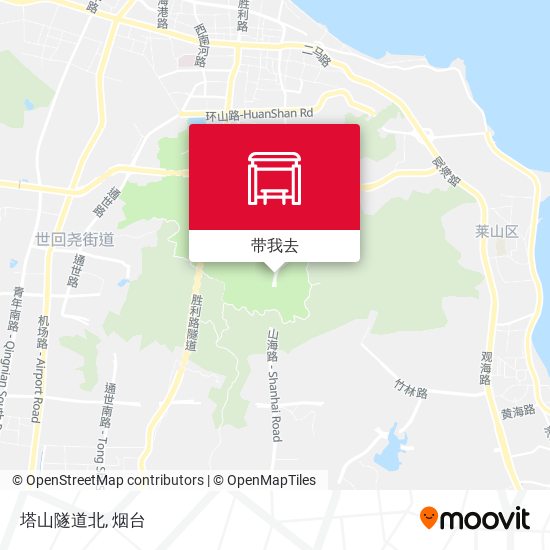 塔山隧道北地图