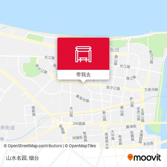 山水名园地图