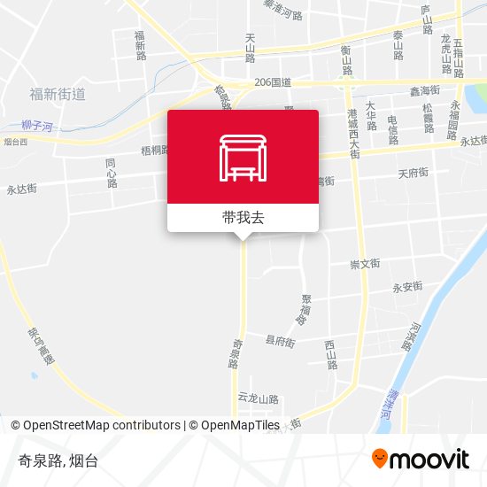 奇泉路地图