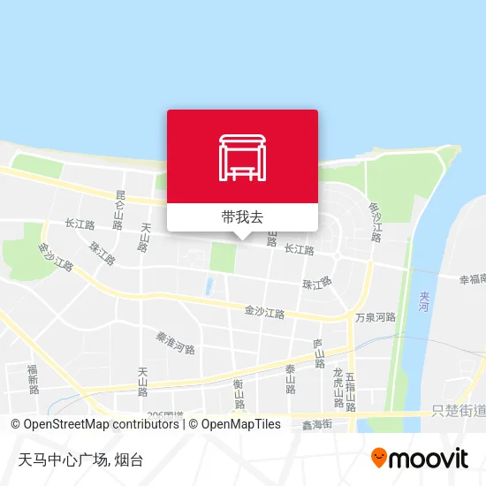 天马中心广场地图