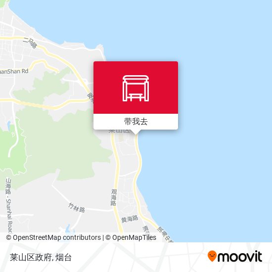 莱山区政府地图