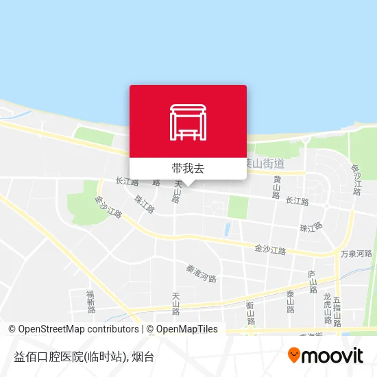 益佰口腔医院(临时站)地图