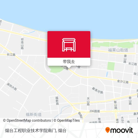 烟台工程职业技术学院南门地图