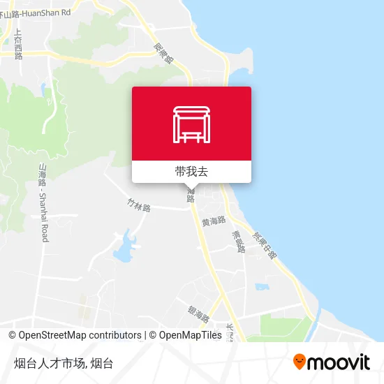 烟台人才市场地图