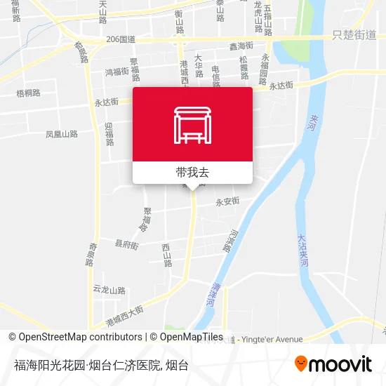 福海阳光花园·烟台仁济医院地图