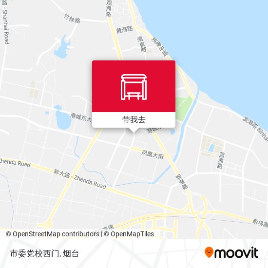 市委党校西门地图