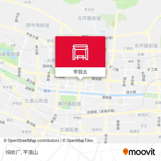 绢纺厂地图