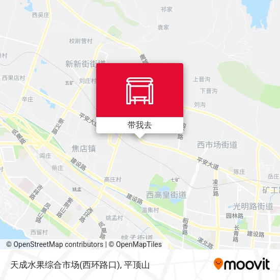 天成水果综合市场(西环路口)地图