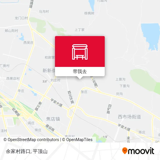 余家村路口地图