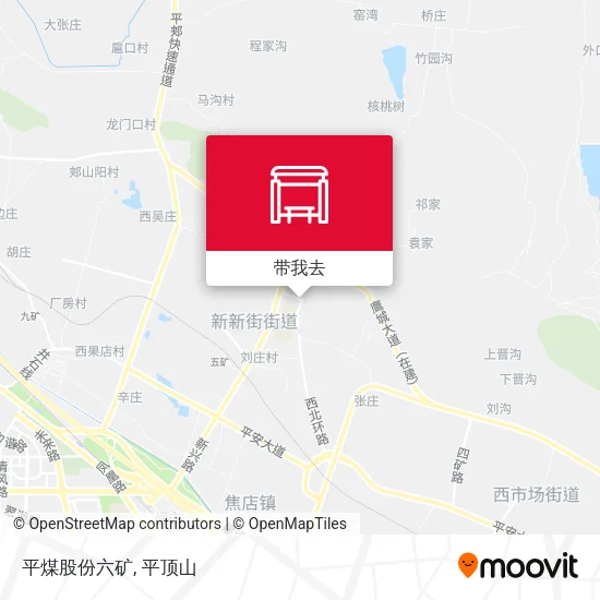 平煤股份六矿地图