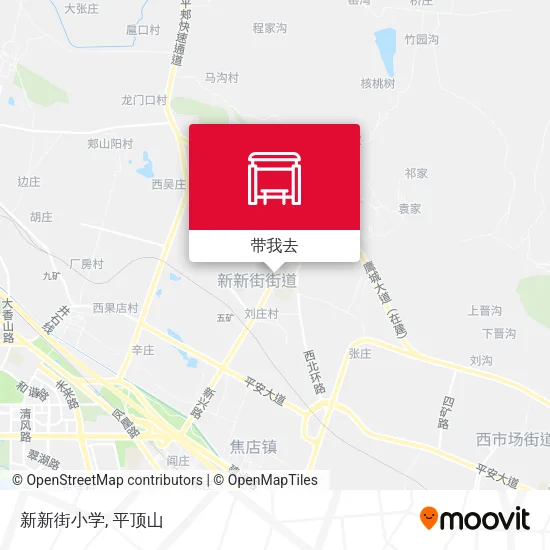 新新街小学地图