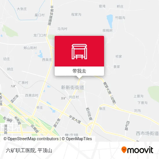 六矿职工医院地图