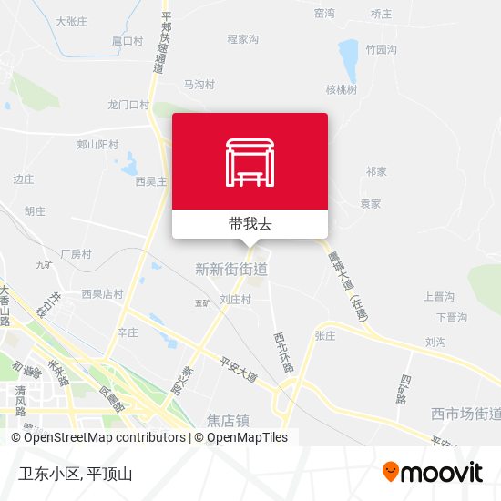 卫东小区地图